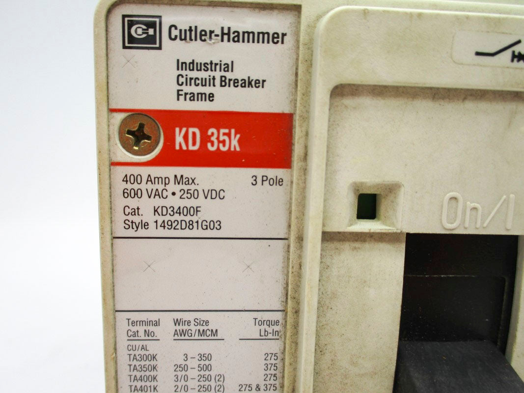 CUTLER HAMMER KD3150 600VAC  UNMP