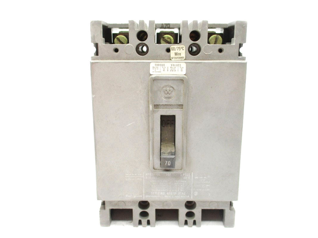 WESTINGHOUSE HFB3070L 600VAC 70A UNMP
