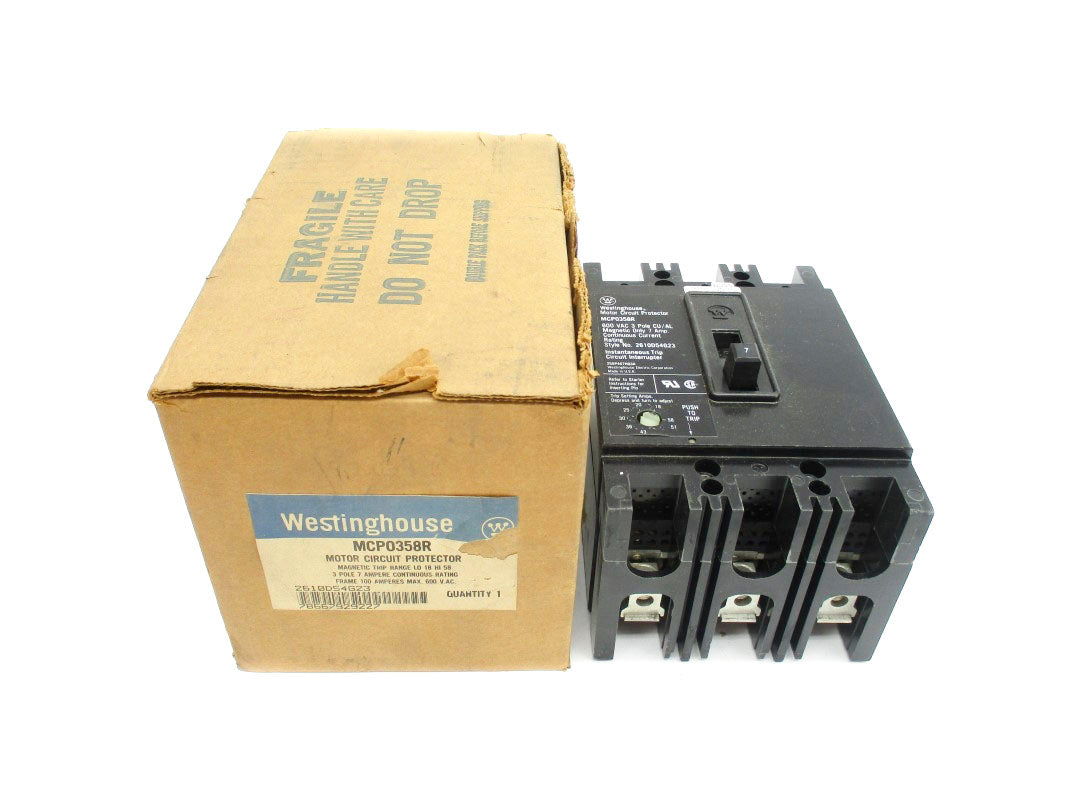 WESTINGHOUSE MCP0358R 600VAC 7A NSMP