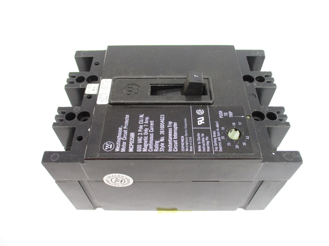 WESTINGHOUSE MCP0358R 600VAC 7A NSMP