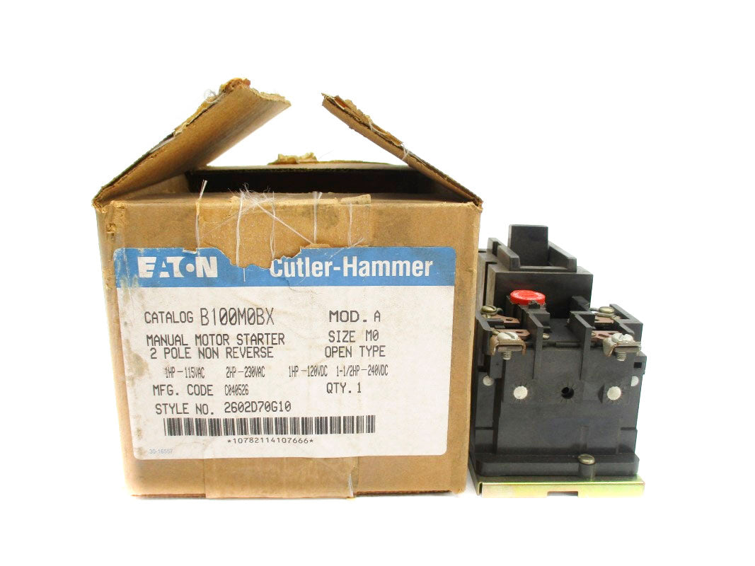CUTLER HAMMER B100M0BX 230VAC NSMP
