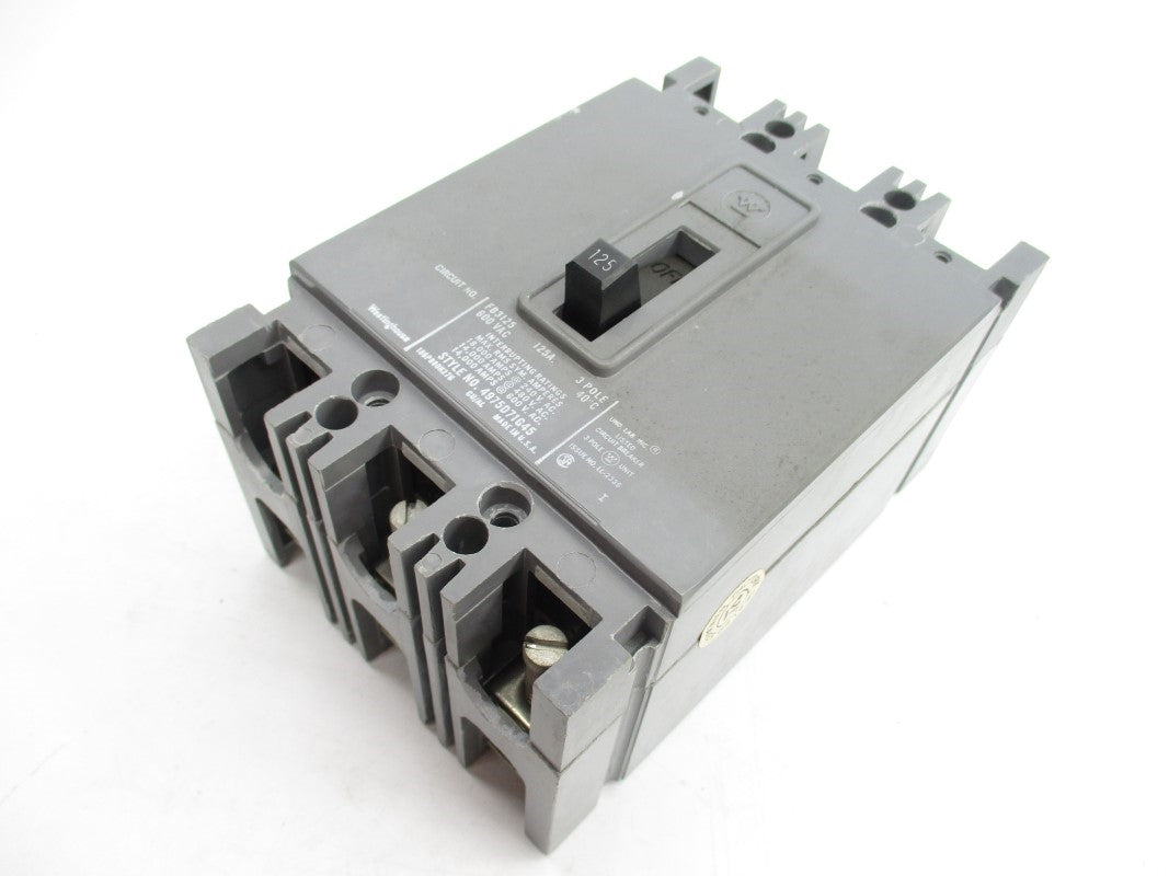 WESTINGHOUSE FB3125 600VAC 125A UNMP
