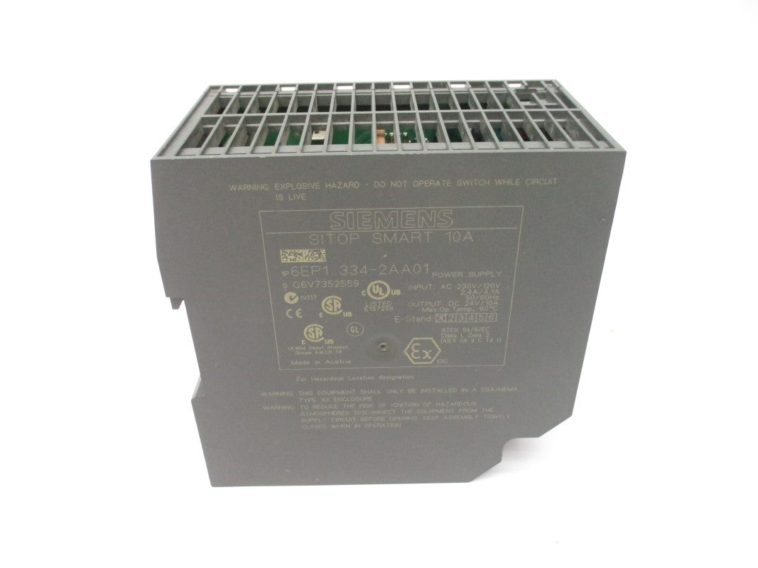 SIEMENS 6EP1334-2AA01 120/230VAC 2.4/4.1A NSNP