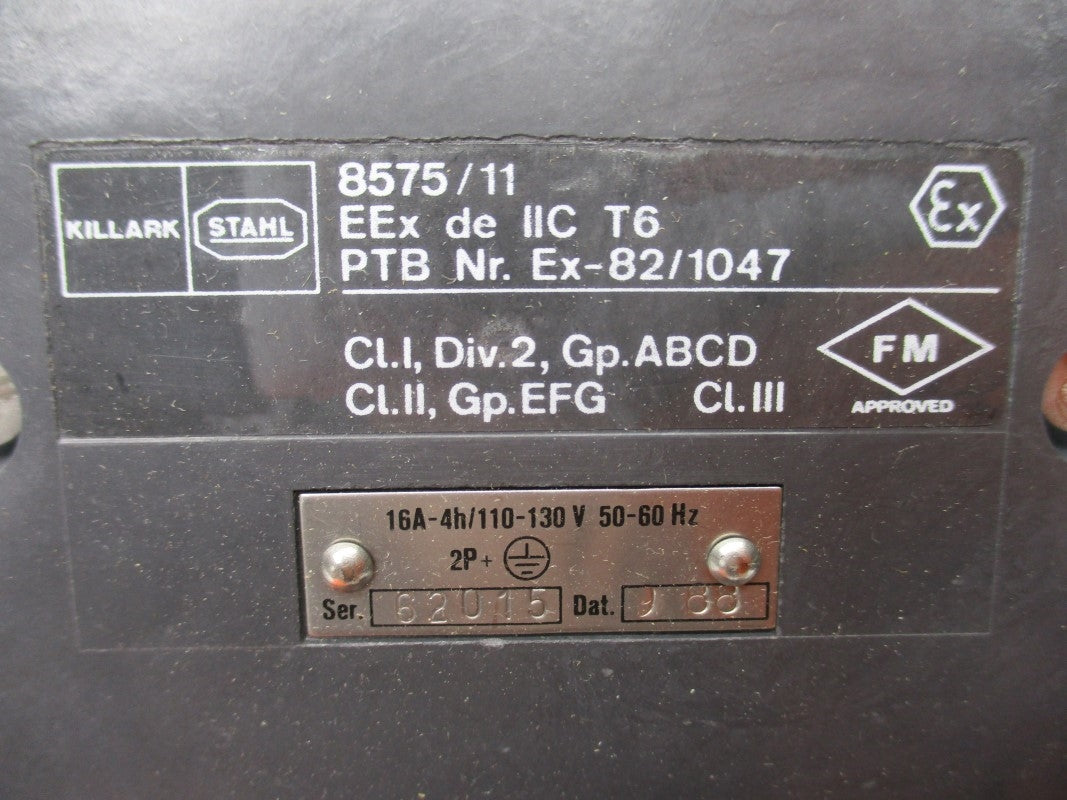 STAHL 8575/11 110-130V 16A NSNP