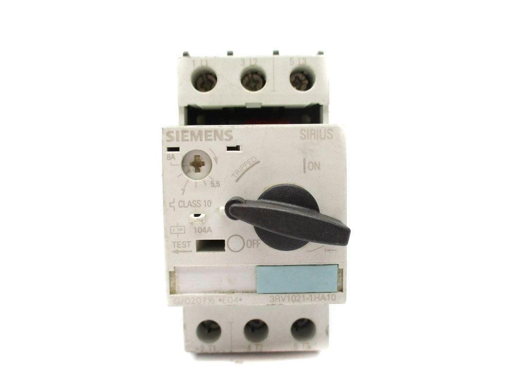 SIEMENS 3RV1021-1HA10 690V 5.5-8A UNMP