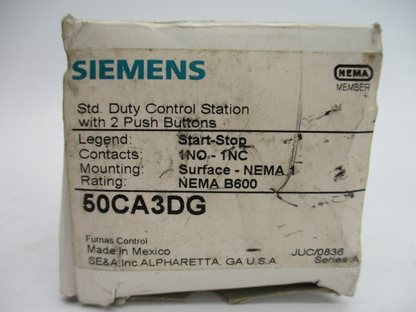 SIEMENS 50CA3DG SER. A NSMP