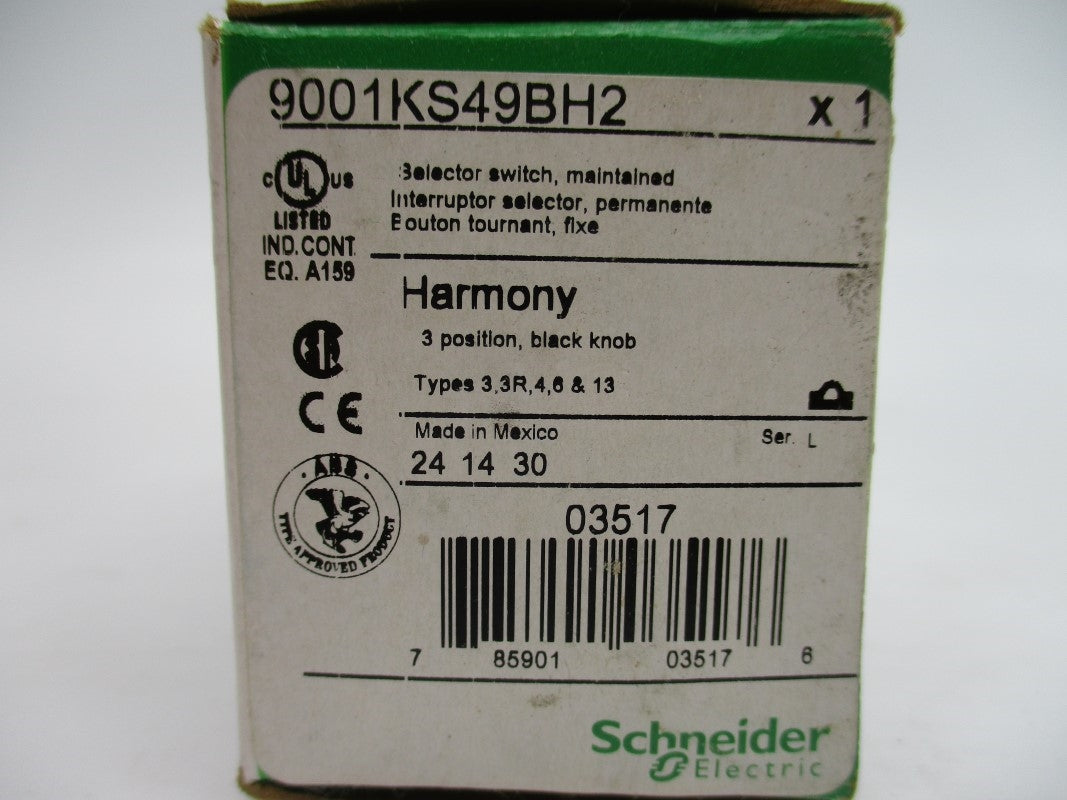 SCHNEIDER ELECTRIC 9001KS49BH2 SER. L NSMP