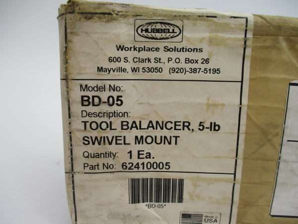 HUBBELL 62410005 BD-05 NSFS
