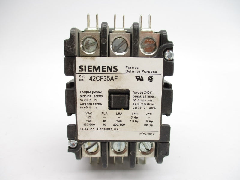 SIEMENS 42CF35AF 110/120V 50A NSMP