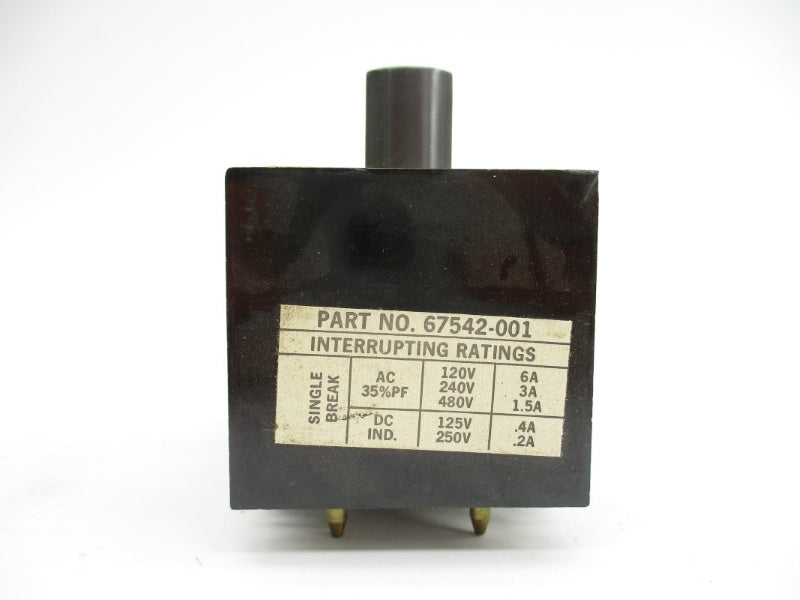 HUBBELL MS-5 67542-001 480V 1.5A NSMP