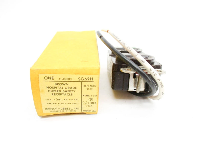 HUBBELL SG62H 125VAC/DC 15A NSMP