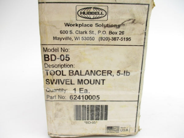HUBBELL 62410005 BD-05 NSMP