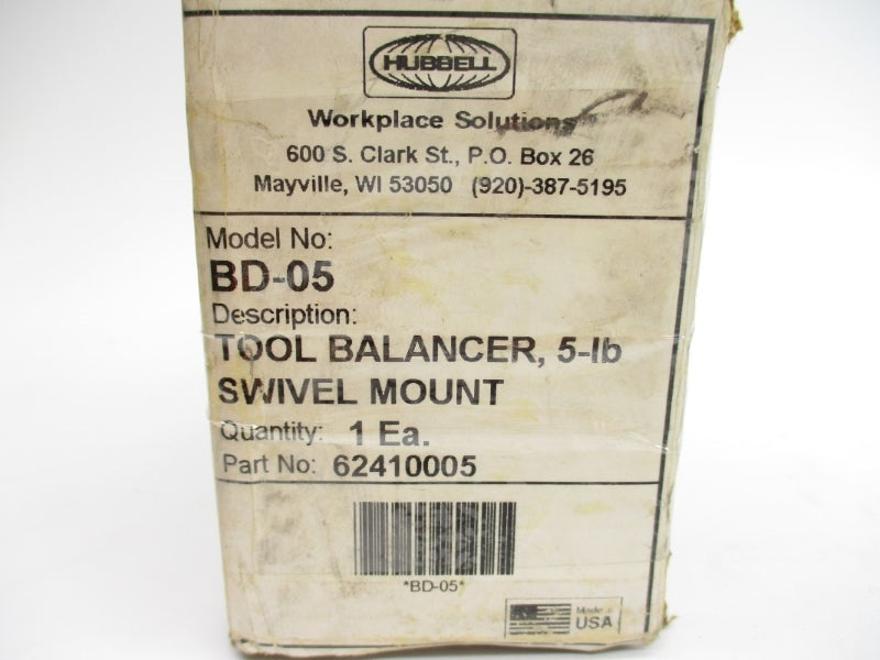 HUBBELL 62410005 BD-05 NSMP