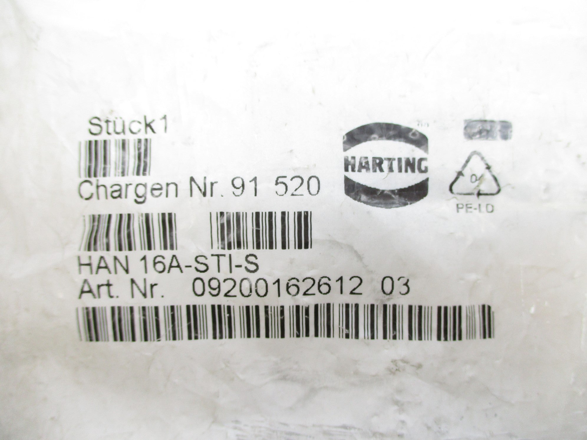 HARTING HAN16A-STI-S NSMP