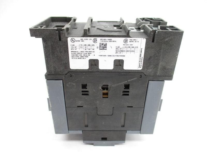SIEMENS 3RT2045-1AK60 110/120V NSNP