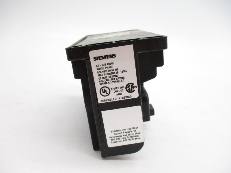 SIEMENS 48BSM3M20 600VAC 67-135A NSNP