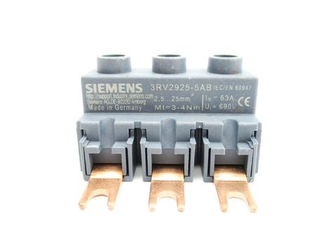 SIEMENS 3RV2925-5AB 690V 63A NSNP