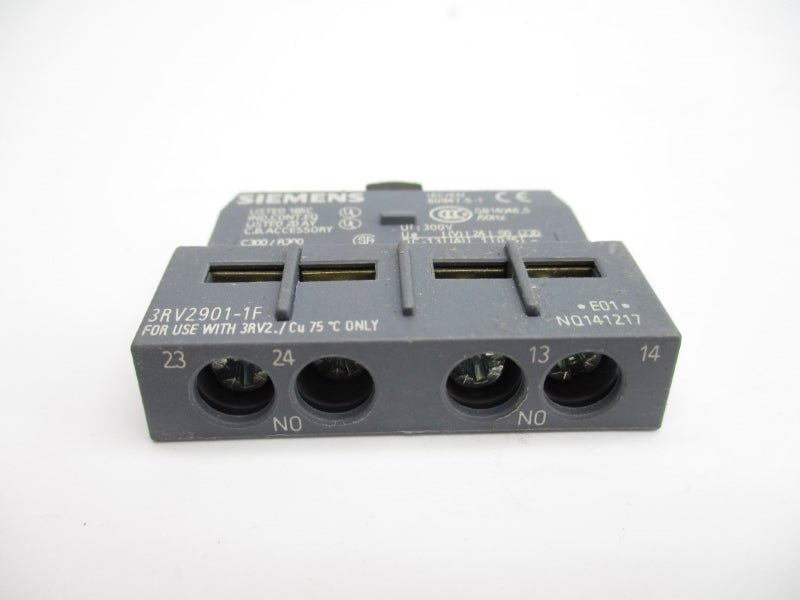 SIEMENS 3RV2901-1F 240VAC 2.5A NSNP