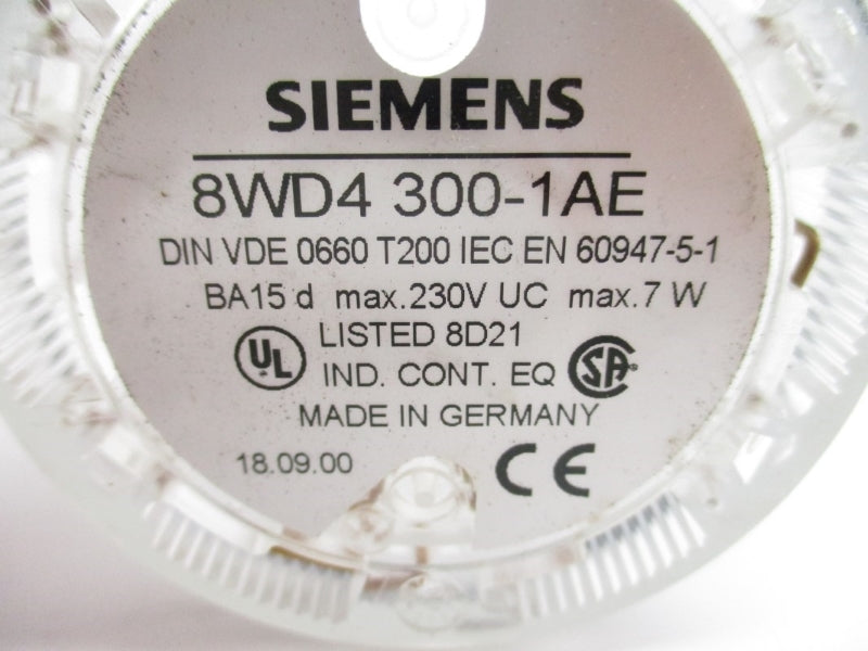 SIEMENS 8WD4300-1AE 230V (NO BULB) NSNP