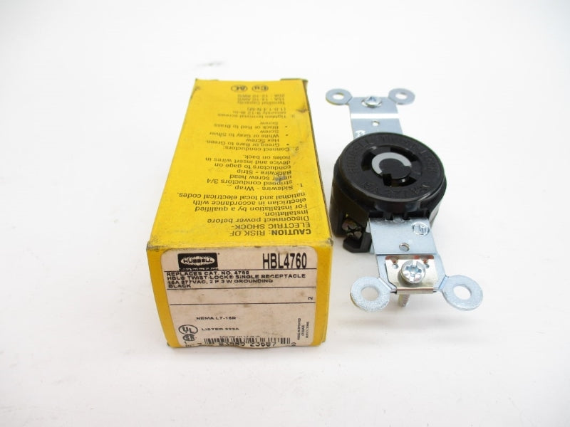 HUBBELL HBL4760 277VAC 15A (PKG OF 10) NSMP