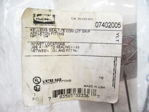 HUBBELL 07402005 1-1/4" NSMP