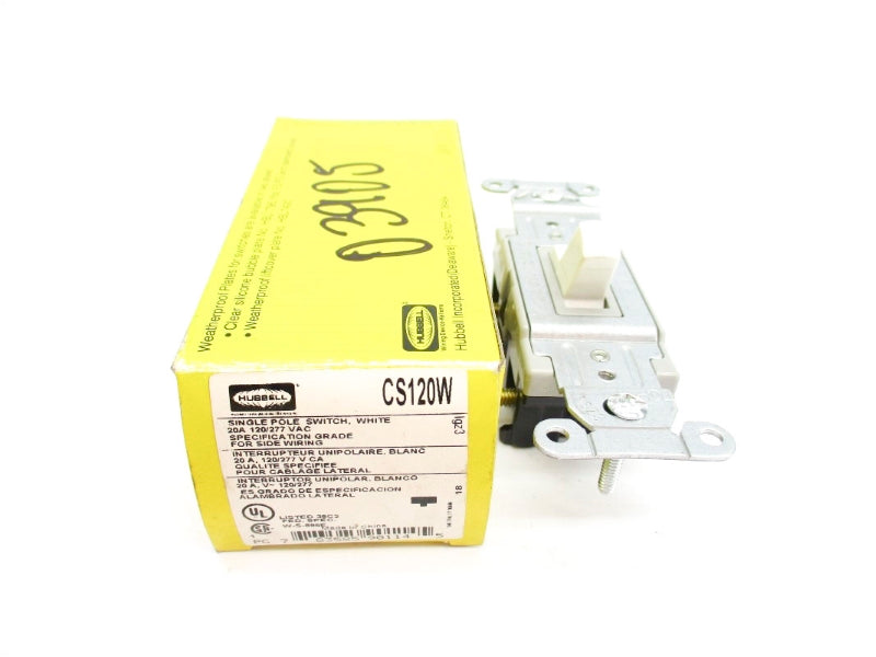 HUBBELL CS120W 120/277VAC 20A NSMP