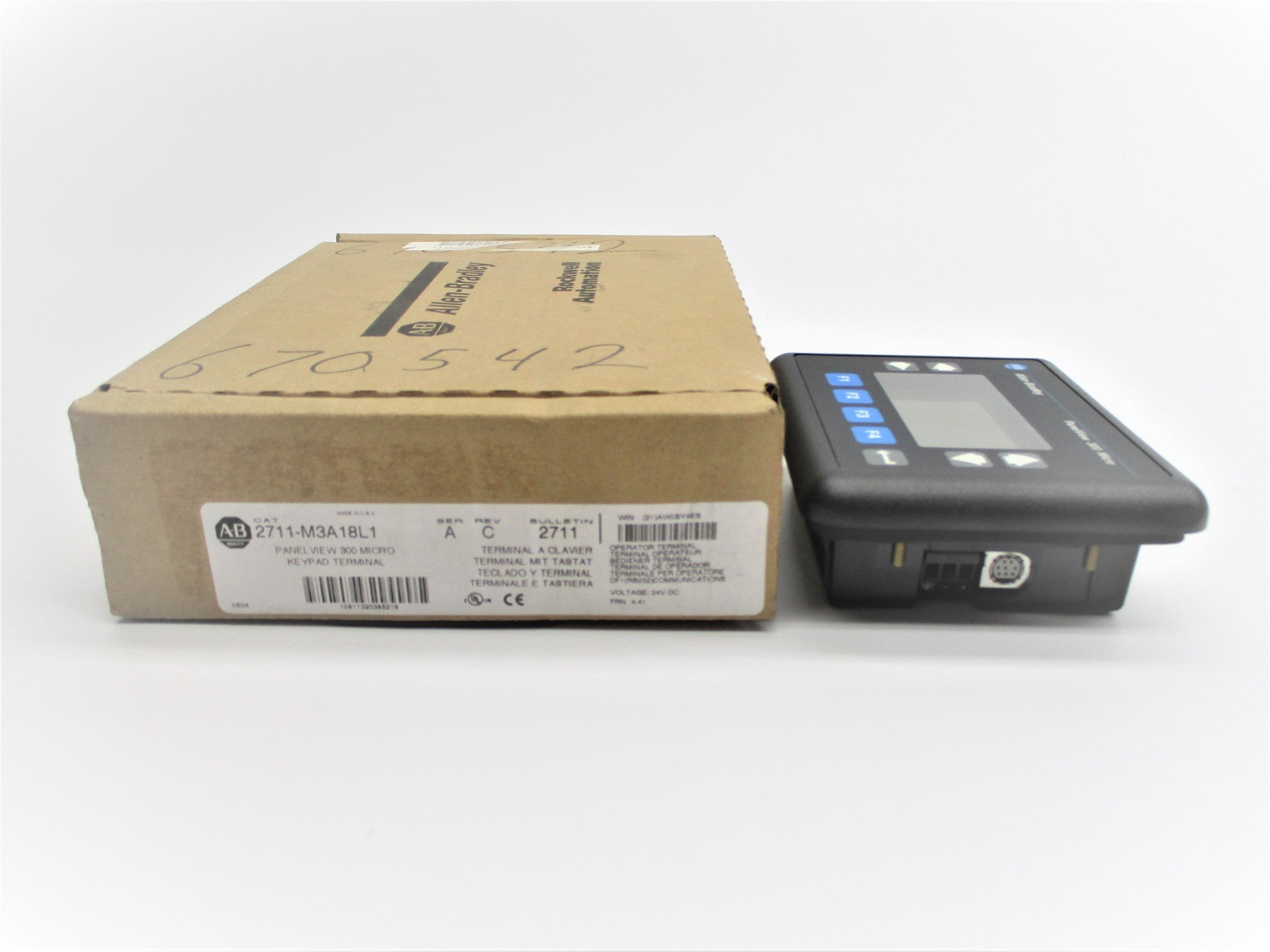 ALLEN BRADLEY 2711-M3A18L1 SER. A F/W 4.41 NSMP