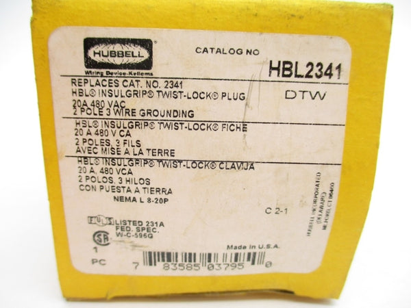 HUBBELL HBL2341 480VAC 20A NSMP