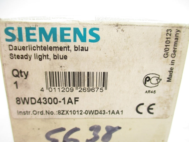 SIEMENS 8WD4300-1AF 230V (NO BULB) NSMP
