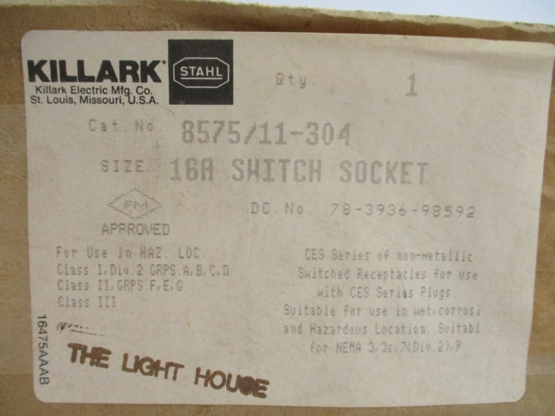 KILLARK 8575/11-304 16A NSFS