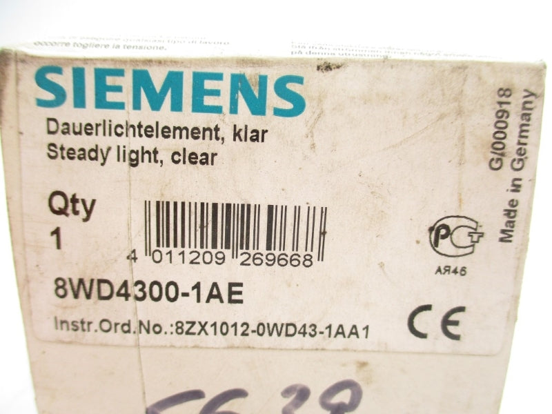 SIEMENS 8WD4300-1AE 230V (NO BULB) NSMP