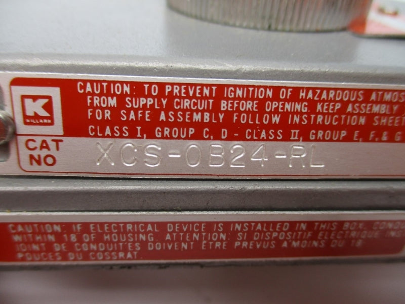 KILLARK XCS-0B24-GL 125VAC NSNP