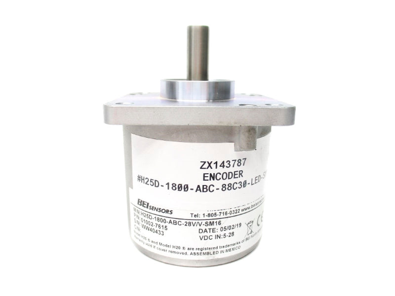 BEI SENSORS H25D-1800-ABC-28V/V-SM16 01002-7615 5-28VDC NSNP
