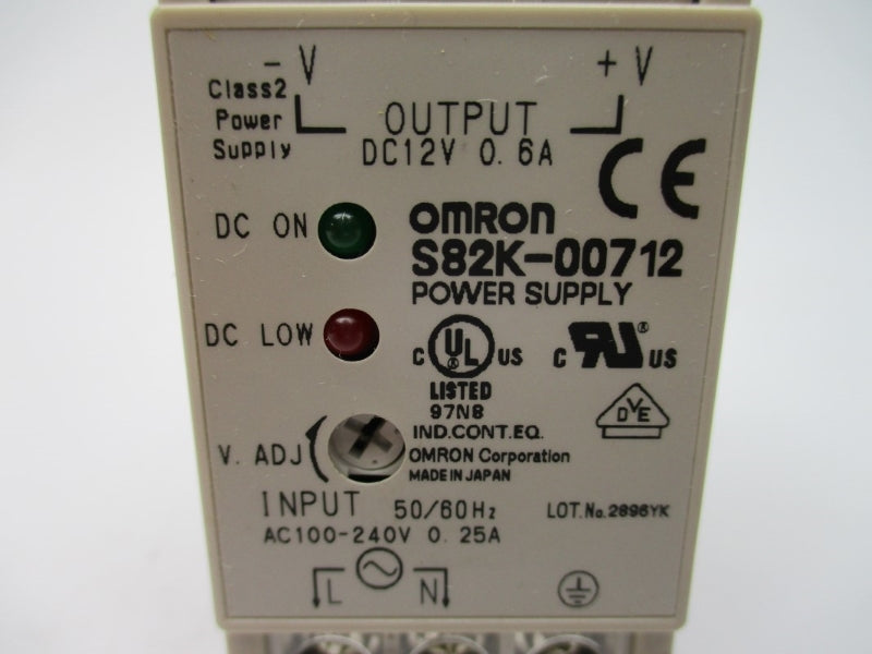 OMRON S82K-00712 100-240VAC 0.25A NSNP