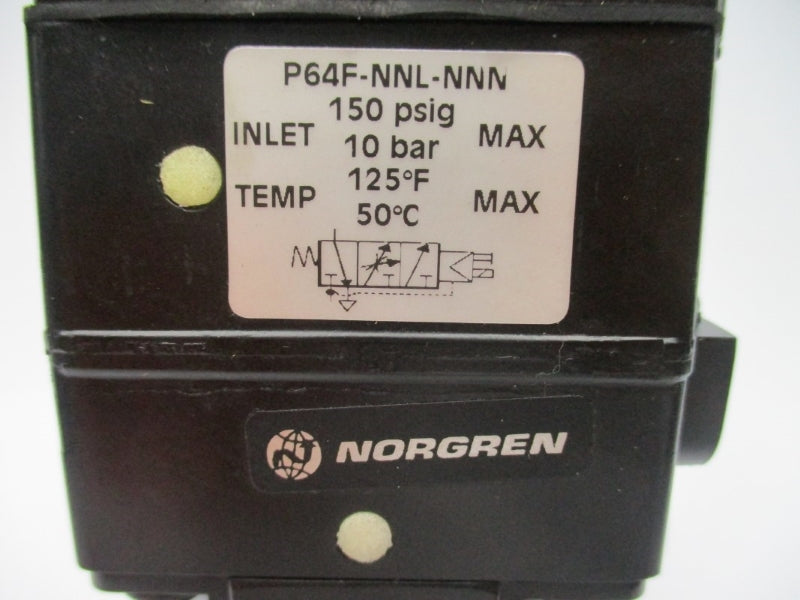 NORGREN P64F-NNL-NNN 150PSI 125'F NSNP