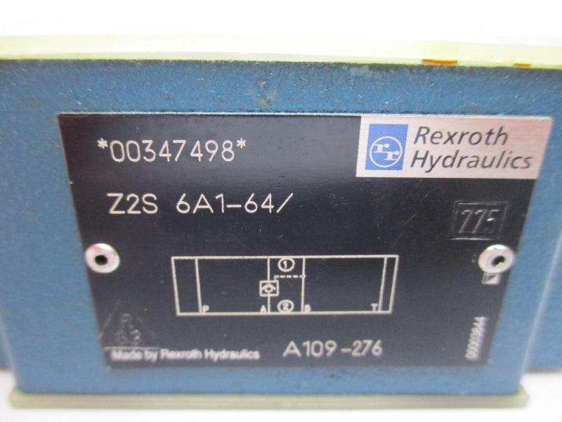 REXROTH Z2S6A1-64 00347498 NSNP