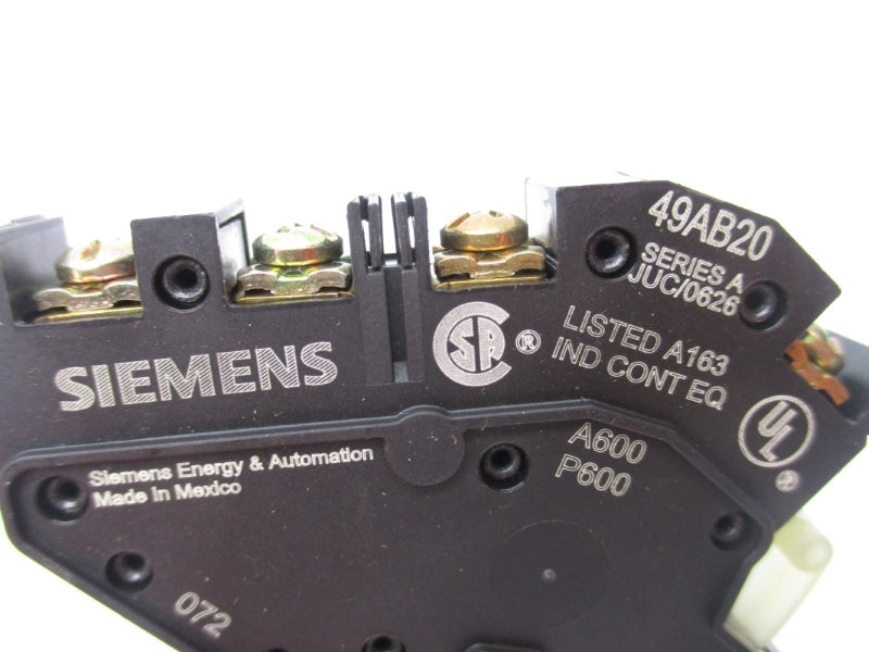 SIEMENS 49AB20 SER. A NSNP