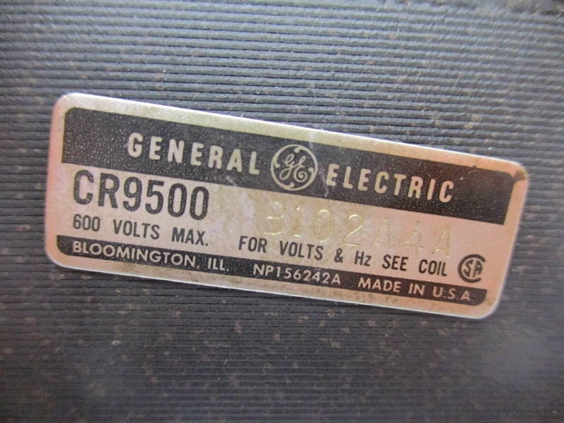 GENERAL ELECTRIC CR9500B102A4A 600V UNMP