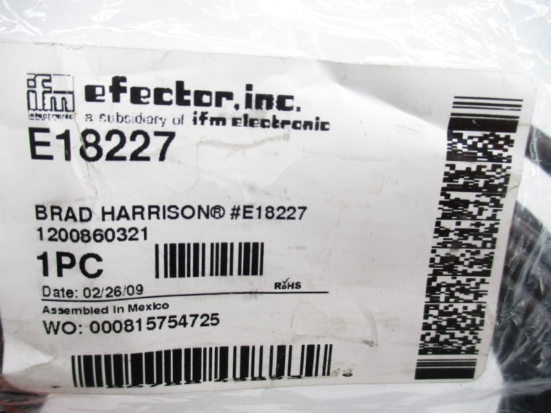 IFM EFECTOR E18227 1200860321 600VAC NSMP