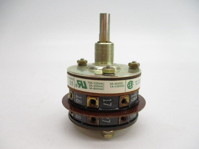 ELECTROSWITCH 31302A SER. 31 600VAC 3A NSMP
