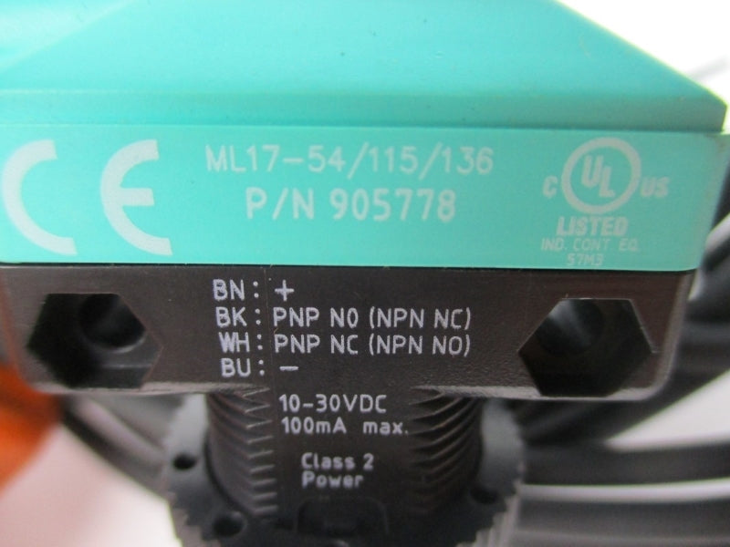 PEPPERL+FUCHS ML17-54/115/136 905778 10-30VDC NSNP