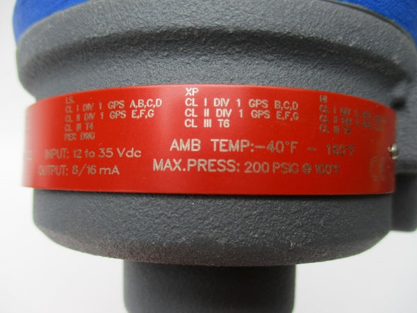 MAGNETROL 961-50A0-010/9A1-R11A-002 12-35VDC 200PSI 100'F NSNP