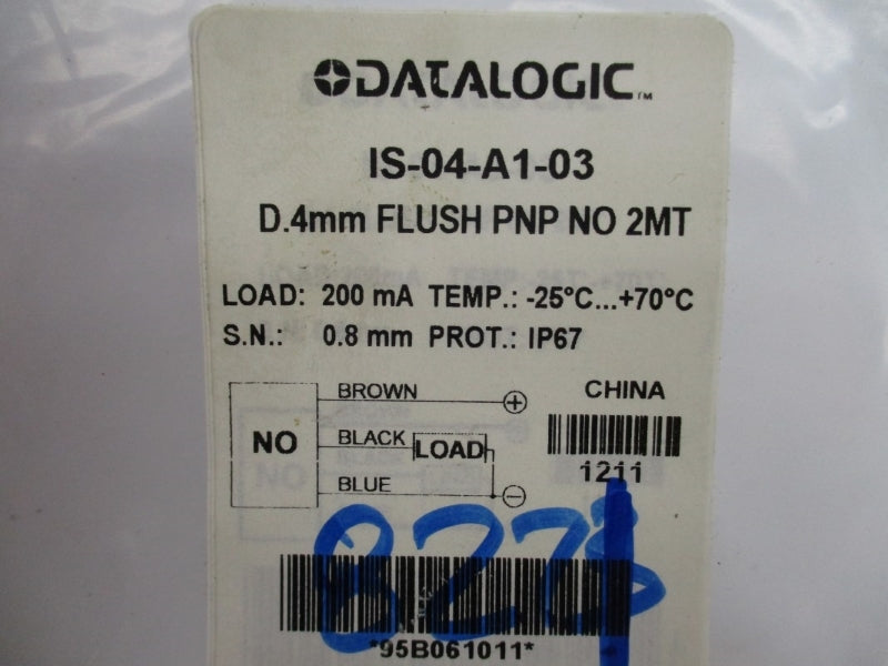 DATALOGIC IS-04-A1-03 10-30VDC NSMP