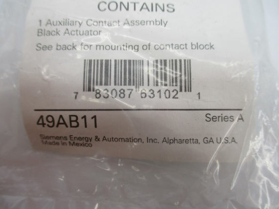 SIEMENS 49AB11 SER. A NSMP