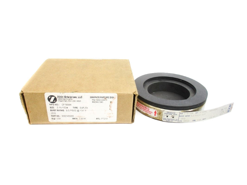 ZOOK ENTERPRISES CF155994 9.5PSI 131'F 3" NSMP