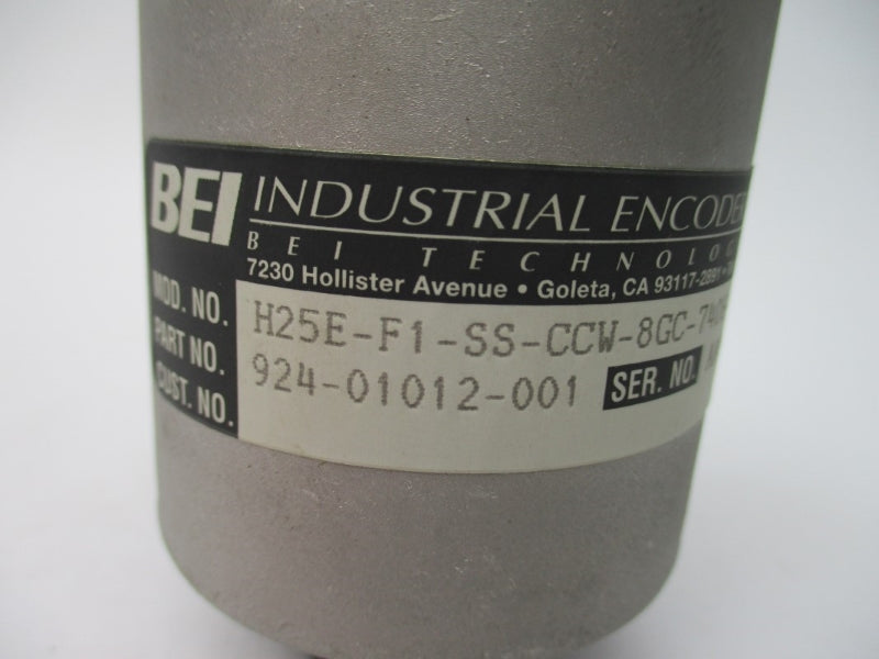 BEI H25E-F1-SS-CCW-8GC-7406-LED-EM20 924-01012-001 5VDC NSNP