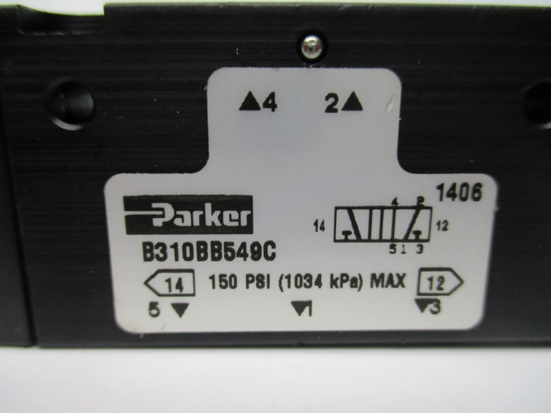 PARKER B310BB549C 24VDC 150PSI NSNP