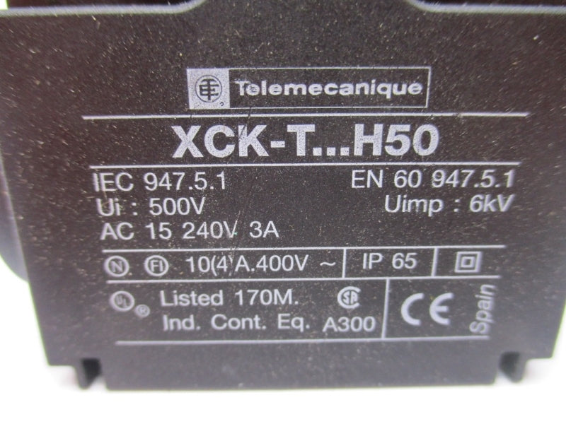TELEMECANIQUE XCK-T702H50 240VAC 3A NSNP