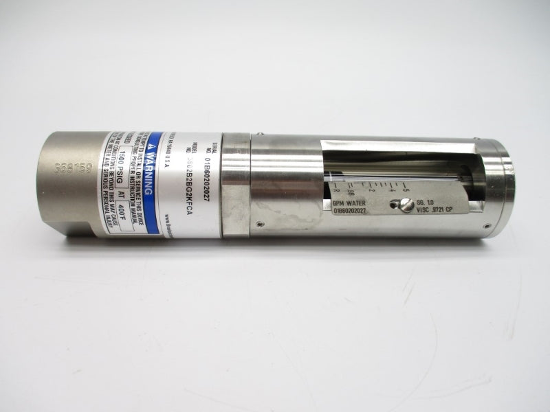 BROOKS INSTRUMENT 3602B2BG2KFCA 1500PSI 400'F NSNP