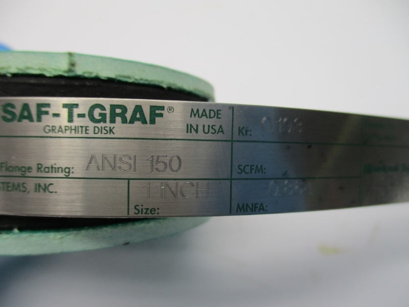 BS&B SAFTEY SYSTEMS A0003055-1 78.75PSI 22'-37'C 1" NSNP